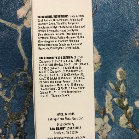 LAW Nail Polish in Net Worth How Much - Picture 5 of 5